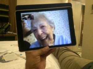 Face timing with Auntie Shmune from Harput/Elazig